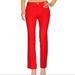 Gucci Pants & Jumpsuits | Gucci Red Fine Drill Silk/Wool Stretch Pant | Color: Red | Size: Size 40 (Fits Like Xs)