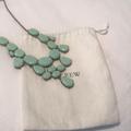 J. Crew Jewelry | J Crew Statement Necklace W/Jewelry Pouch | Color: Blue | Size: Os