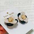 Kate Spade Jewelry | Kate Spade Pick A Posy Rose Black White Flower | Color: Black/White | Size: Os