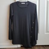 Urban Outfitters Tops | Black Long Sleeve Tunic Top | Color: Black/Brown | Size: M