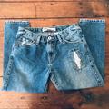 Levi's Jeans | Levi’s | 513 Slouch Medium Wash Cropped Jeans 7 | Color: Blue | Size: 7j