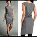 Athleta Dresses | Athleta Westwood Grey Micro Striped Dress | Color: Black/White | Size: S