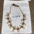J. Crew Jewelry | Jcrew Pearl Statement Necklace | Color: Cream/Gold | Size: Os
