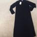 Zara Dresses | New W/Tag Zara Ribbed Sweater Dress Med Ret $50 | Color: Black | Size: M
