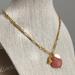 Madewell Jewelry | Madewell Seashells Necklace New With Tag | Color: Gold/Pink | Size: 17” Length + 3” Extender