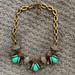 J. Crew Jewelry | J.Crew Jeweled Statement Necklace | Color: Blue/Green | Size: Os