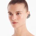 J. Crew Jewelry | Hp J.Crew Crystal Snowflakes Climber Earrings | Color: Gold/Silver | Size: Os