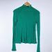 Free People Tops | Free People Intimately Mock Neck Knit Top | Color: Green | Size: S