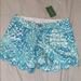 Lilly Pulitzer Shorts | Lily Pulitzer Scalloped Buttercup Short | Color: Blue/Green | Size: 00