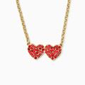 Kate Spade Jewelry | Kate Spade Double Heart Necklace | Color: Gold | Size: 17" Chain