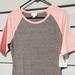 Lularoe Dresses | Bnwt Lularoe Julia | Color: Gray/Pink | Size: M