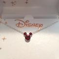 Disney Jewelry | Disney Necklace | Color: Red/Silver | Size: Os