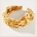 Anthropologie Accessories | Anthropologie Velvet Knotted Headband | Color: Gold | Size: Os