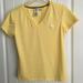 Adidas Tops | Adidas Women's Climalite V-Neck/Short Sleeve Shirt | Color: Yellow | Size: L