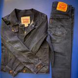 Levi's Jackets & Coats | Jean Suit | Color: Blue | Size: Kids Large Jacket, Kids 16 Regular Jeans