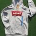 Levi's Shirts & Tops | Kids Gray Levi's Hoodie Size 10/12 | Color: Gray | Size: Kids 10/12