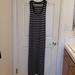 J. Crew Dresses | J. Crew Striped Maxi Dress Or House Dress | Color: Black/White | Size: Xs