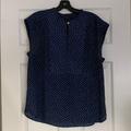 J. Crew Tops | J Crew Top | Color: Blue/White | Size: M