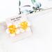 Kate Spade Jewelry | Last Onekate Spade Bloom Flower Stud Earrings | Color: White/Yellow | Size: Os