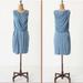 Anthropologie Dresses | Bordeaux Blue Cowl Neck Jersey Dress Sz Xs Nwt | Color: Blue | Size: Xs