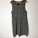 J. Crew Dresses | J Crew Black L Stripe Stretch Sheath Midi Dress | Color: Black/Cream | Size: L