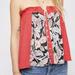 Free People Tops | Free People Sierra Button Front Tassel Tube Top | Color: Orange/Pink | Size: Xs