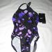 Nike Swim | Girls Nike Swimsuit Paint Splatter Purple | Color: Black/Purple | Size: 5g