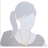 Kate Spade Jewelry | Kate Space New York Marquee Short Necklace | Color: Cream/Gold | Size: Os