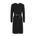 Michael Kors Dresses | Euc Michael Kors Wrap-Effect Dress, Size Small | Color: Black | Size: S
