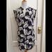 J. Crew Dresses | J.Crew Casual Print Shift Dress (Sz Xs) | Color: Blue/Yellow | Size: Xs