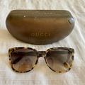 Gucci Accessories | Gucci Sunglasses - Tortoise Shell Cateye | Color: Brown/Tan | Size: Os