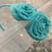 J. Crew Accessories | Girls J Crew Blue Rose Flower Headband New | Color: Blue | Size: Osg