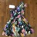 Urban Outfitters Dresses | Floral Off The Shoulder Dress | Color: Black/Pink | Size: 2