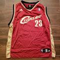 Adidas Shirts & Tops | Lebron James #23 Cleveland Cavalier Adidas Bball | Color: Gold/Red | Size: Lb