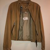 Coach Jackets & Coats | Coach Camel Color Leather Jacket | Color: Tan | Size: S