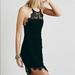 Free People Dresses | Free People- High Neck Lace Black Dress | Color: Black | Size: S