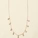 Brandy Melville Jewelry | Brandy Melville Pink Charm Choker Necklace | Color: Gold/Pink | Size: Os