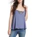 Free People Tops | Free People Lace Inset Camisole | Color: Blue | Size: Xs