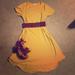 Lularoe Dresses | Lularoe Carly Dress Mustard Yellow Euc | Color: Gold/Yellow | Size: M