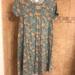 Lularoe Dresses | Lularoe Carley | Color: Blue/Gray | Size: Xxs