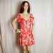 Free People Dresses | Free People A Thing Called Love Mini Dress Size 6 | Color: Red/White | Size: 6