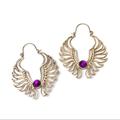 Urban Outfitters Jewelry | Bohemian Style Earrings | Color: Gold/Purple | Size: Os