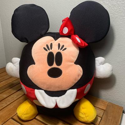 Disney Other | Disney Minnie Mouse Plush From Disney World | Color: Black/Red | Size: Os