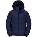 Wantdo Men's Hooded Winter Warm Jacket Water Resistant Outdoor Jacket Quilted Cotton Padding Coat Windproof Outerwear Jackets Navy L