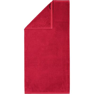 Vossen Handtücher Vegan Life rubin - 3900 Handtuch 50x100 cm Dunkelrot