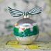 Coton Colors On Mountain Time Ball Ornament Glass in Gray/Green | 3.93 H x 3.93 W x 3.93 D in | Wayfair RGNL-MTNTIME