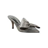 Women's Elonna Mule by J. Renee in Pewter Glitter (Size 8 1/2 M)