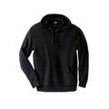 Men's Big & Tall Shaker Knit Hoodie by KingSize in Black (Size 5XL)