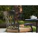 Astoria Grand Melchior Patio Bar Stool w/ Cushion Metal in Brown | 51 H x 25 W x 25.5 D in | Wayfair 0C63615C1E9745F6A691FC7A40B4A6ED