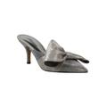 Wide Width Women's Elonna Mule by J. Renee in Pewter Glitter (Size 10 W)